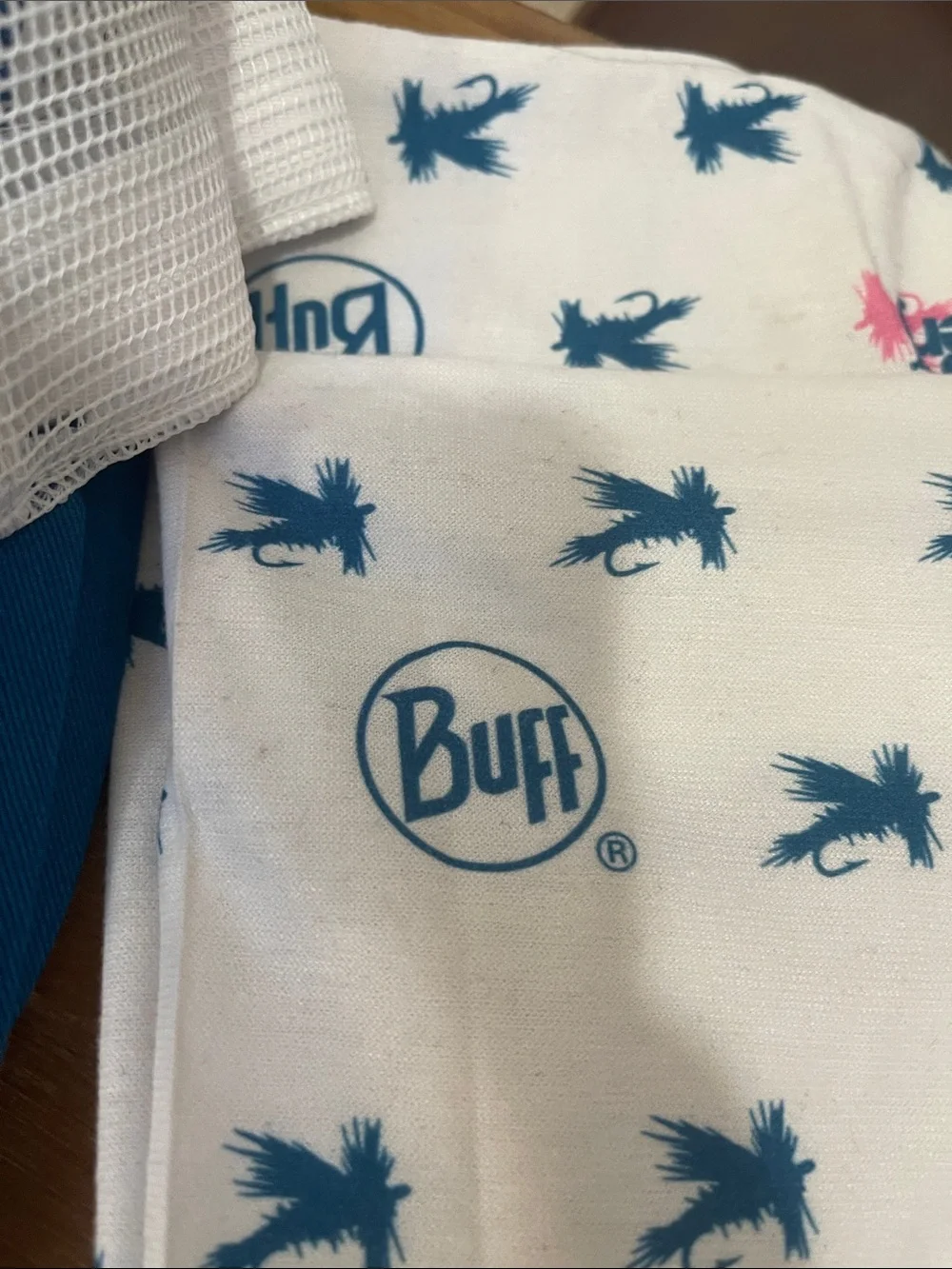 Women’s Blue Trucker Hats and Buff Set